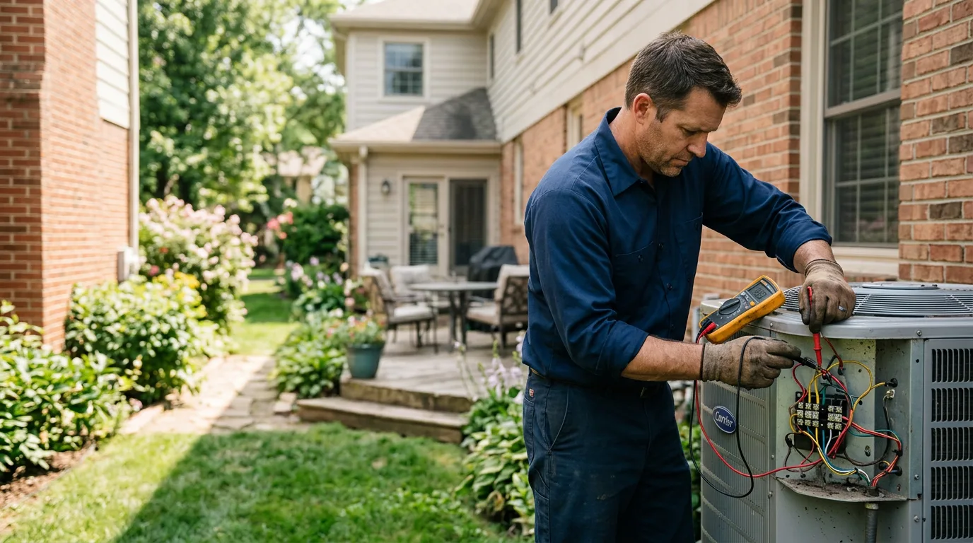 HVAC technician working near Soda Springs, CA